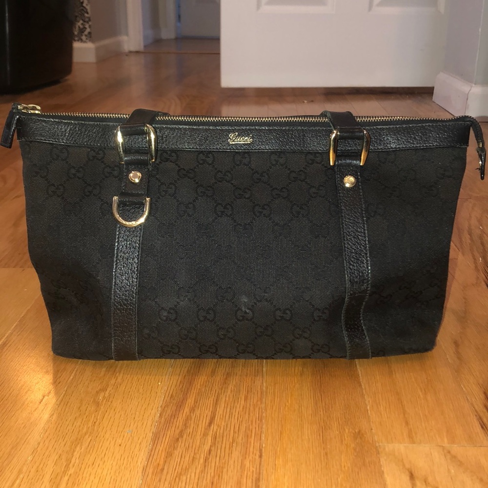 authentic black Gucci bag